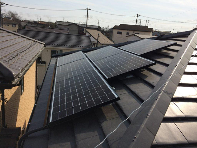 茨城県守谷市の長州産業製CS-223B81S ×26の施工写真