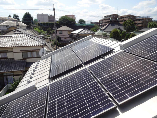 東京都八王子の長州産業製CS-340B81 ×16の施工写真