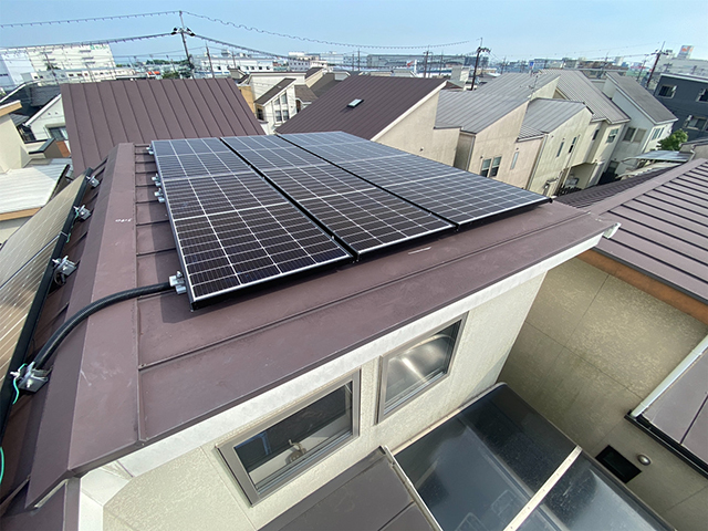 大阪府茨木市の長州産業製CS-340B81 ×14、CS-223B81 ×4の施工写真