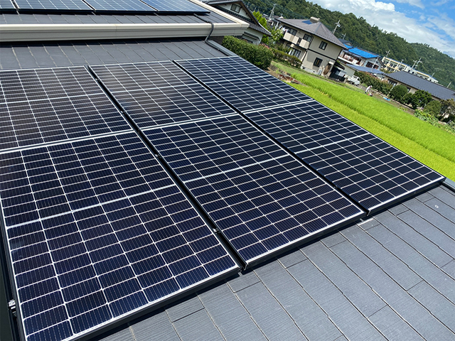 山梨県韮崎市の長州産業製CS-340B81 ×14の施工写真