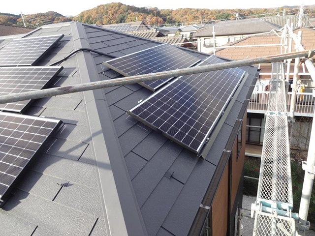 東京都八王子市の長州産業製CS-223B81S ×14、CS-109B81S ×6、CS-109B81L ×1、CS-109B81R ×1の施工写真