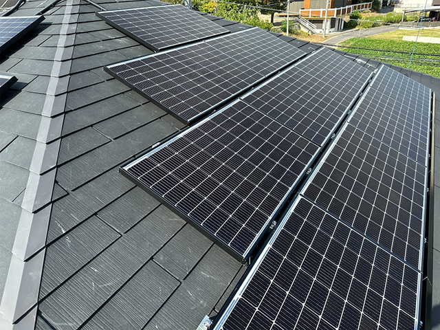 愛知県岡崎市の長州産業製CS-223B81S ×30の太陽光発電施工写真3