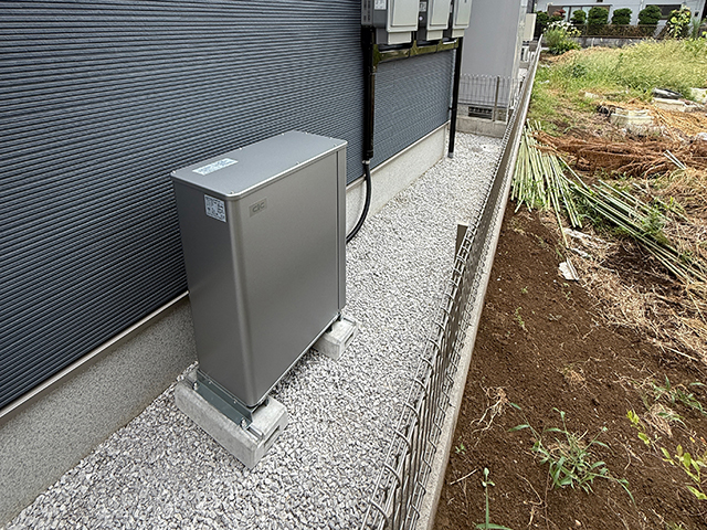 東京都東村山市の 長州産業製CB-LMP127Aの蓄電池施工写真