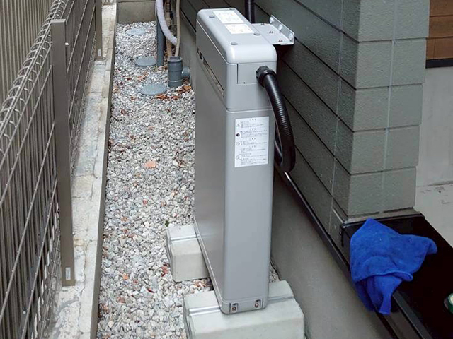 神奈川県横浜市の 長州産業製CB-LMP65A2の蓄電池施工写真