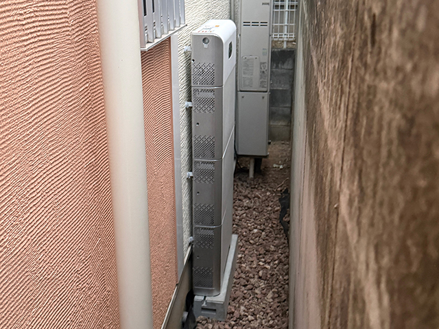 東京都狛江市の DMM製5-NHE0-DM ×3の蓄電池施工写真