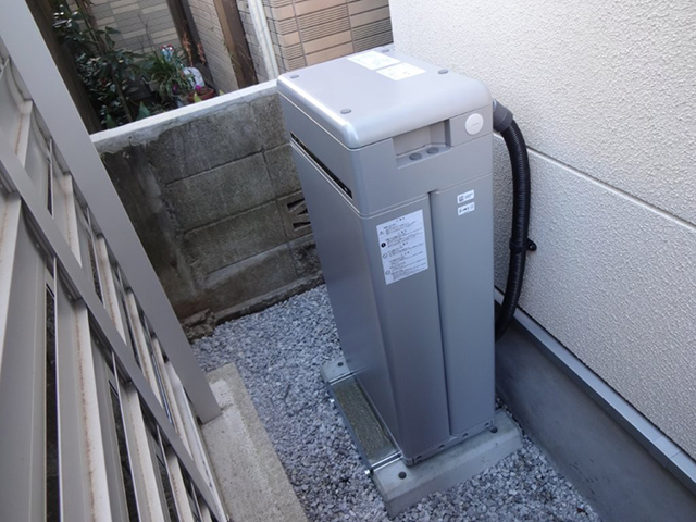 東京都世田谷区の 長州産業製CB-LMP164A2の蓄電池施工写真