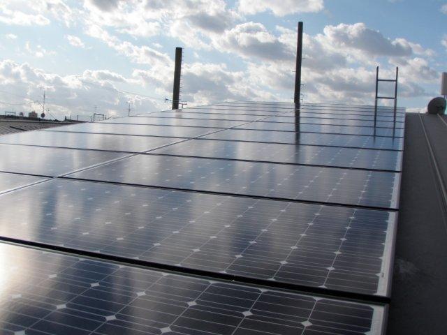 大阪府大阪市　の長州産業製CS-N230SJ13×24の太陽光発電施工写真