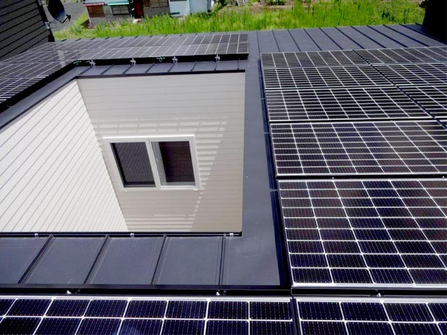 静岡県伊豆市の長州産業製CS-223B81S ×26の太陽光発電施工写真