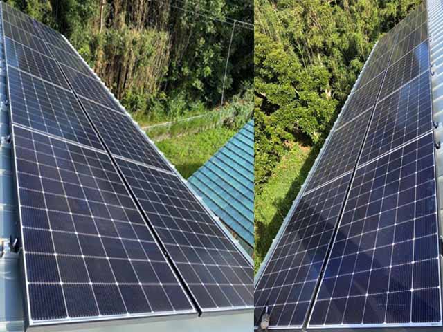 千葉県南房総市のLooop製LP-325M-60MH-002 ×24枚の太陽光発電施工写真