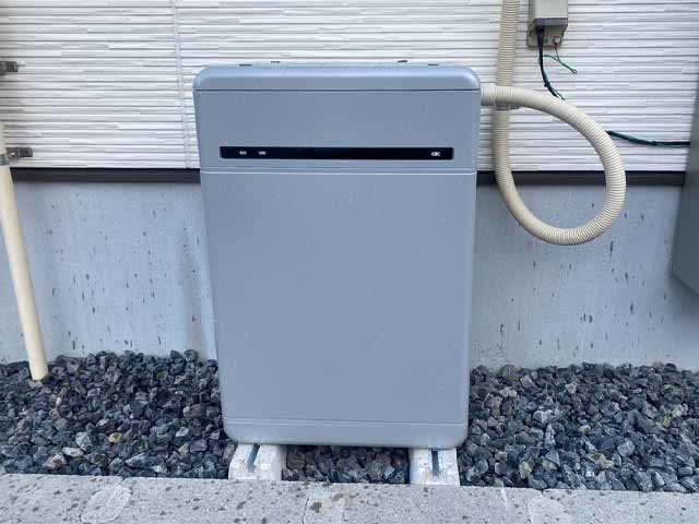 愛知県一宮市の 長州産業製CB-P98M05Aの蓄電池施工写真