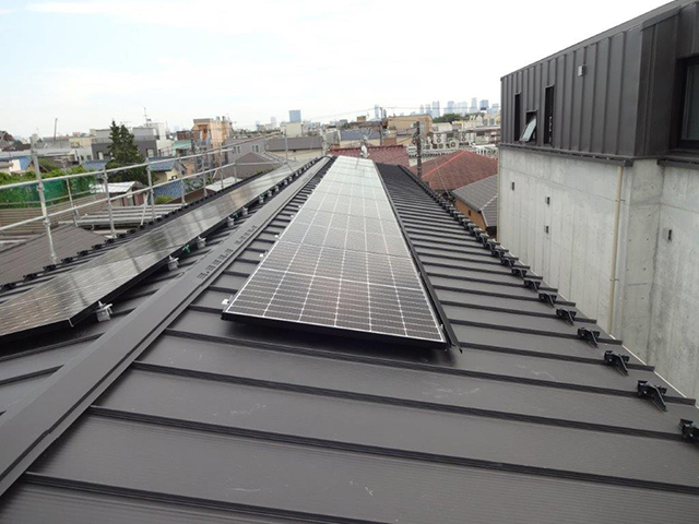 東京都豊島区の長州産業製CS-340B81 ×18の施工写真