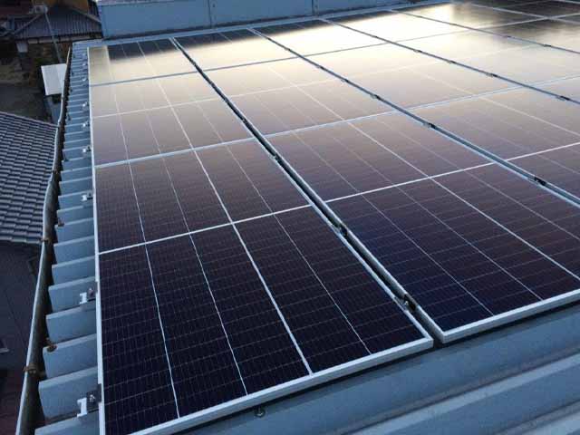 千葉県香取市のトリナソーラー製TSM-505DE18M(II) ×30の太陽光発電施工写真