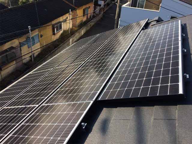 東京都国分寺市の長州産業製CS-223B81S ×15、CS-109B81S ×1、CS-109B81L ×2の太陽光発電施工写真