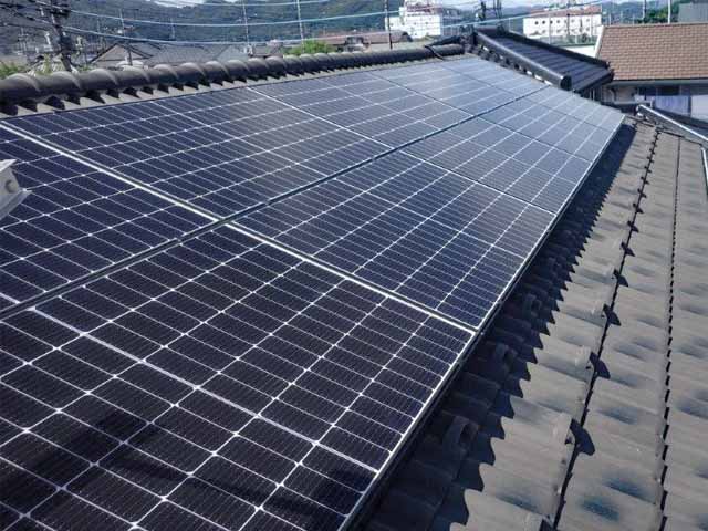 栃木県足利市のカナディアンソーラー製CS3L-375MS ×18の太陽光発電施工写真