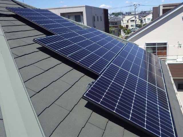 神奈川県横浜市のパナソニック製VBM300EJ02N MP300α ×12の太陽光発電施工写真