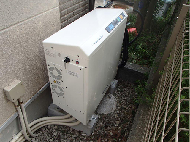 東京都調布市のニチコン製VCG-666CN7 のV2H施工写真