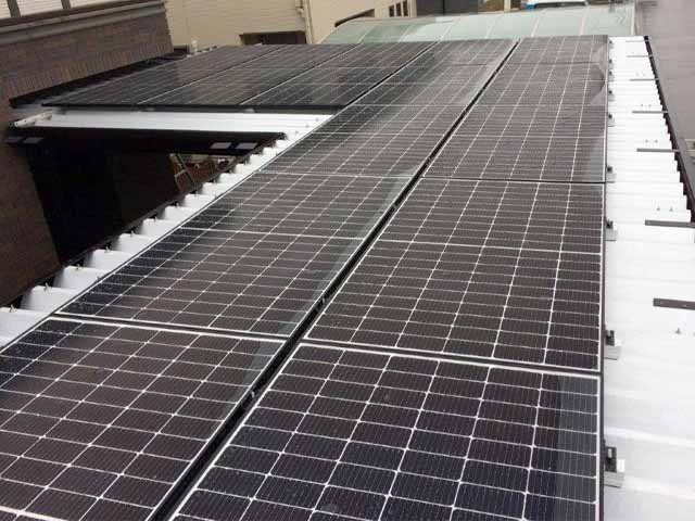 茨城県土浦市のカナディアンソーラー製CS3L-375MS ×16の太陽光発電施工写真