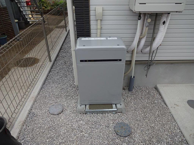 神奈川県横浜市の 長州産業製CB-LMP98Aの蓄電池施工写真