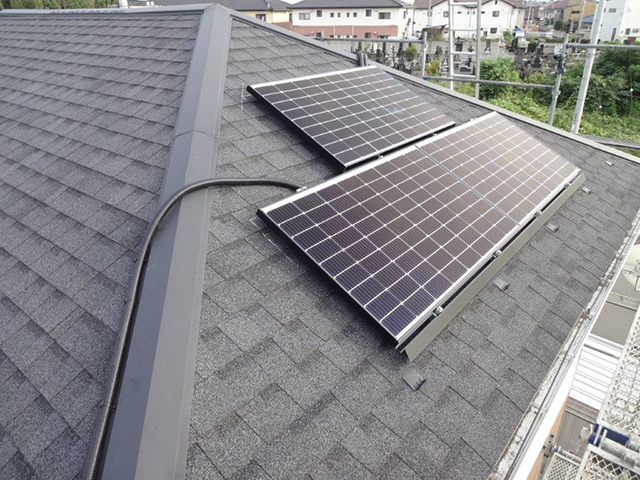 群馬県前橋市の長州産業製CS-223B81S ×18、CS-109B81S ×3の施工写真