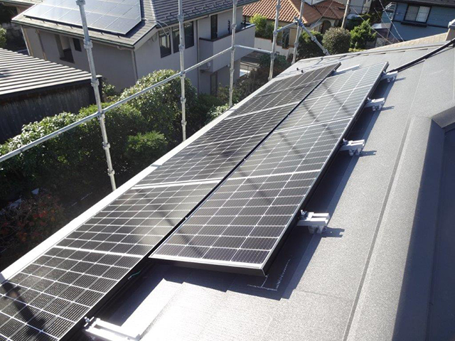 神奈川県鎌倉市の長州産業製CS-340B81 ×12、CS-223B81 ×3の施工写真