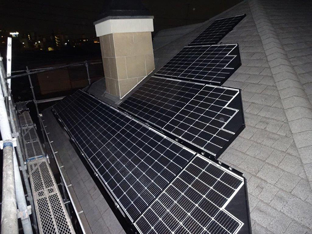 東京都板橋区の長州産業製CS-223B81S ×14、CS-109B81S ×5、CS-109B81L ×6、CS-109B81R ×8の施工写真