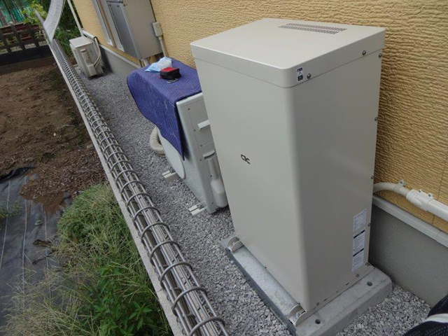 東京都西東京市の 長州産業製CB-LKT70Aの蓄電池施工写真