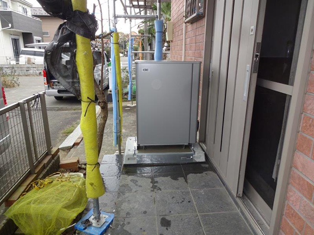 東京都八王子市の 長州産業製CB-LMP127Aの蓄電池施工写真