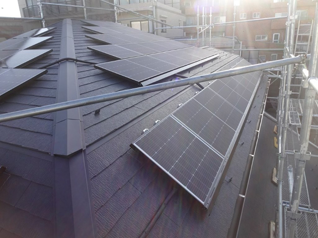 東京都目黒区の長州産業製CS-243B91 ×6、CS-238B91AG ×13、CS-120B91S ×3、CS-118B91SAG ×3の施工写真