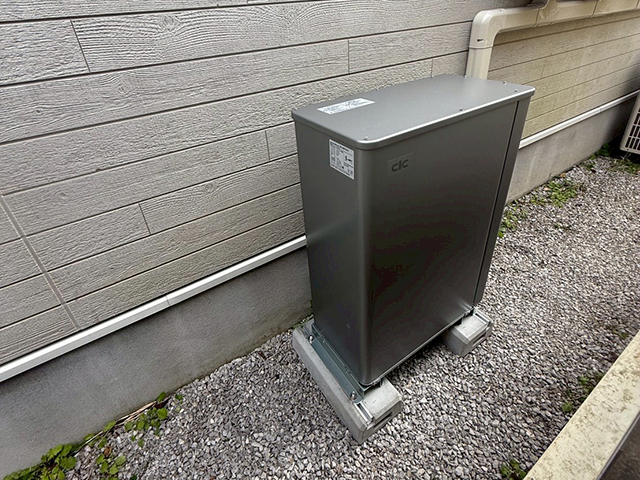 埼玉県比企郡の 長州産業製CB-LMP127Aの蓄電池施工写真