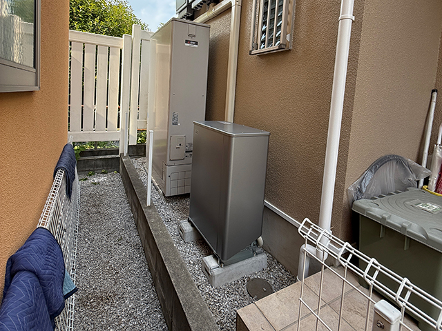 東京都練馬区の 長州産業製CB-LMP127Aの蓄電池施工写真