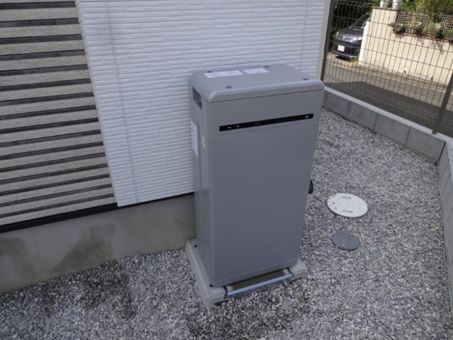 東京都八王子市の 長州産業製CB-LMP164A2の蓄電池施工写真