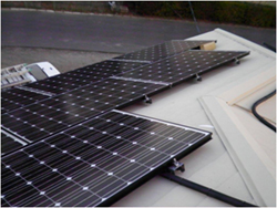 千葉県香取市　の長州産業製CS-215B1×22枚の太陽光発電施工写真