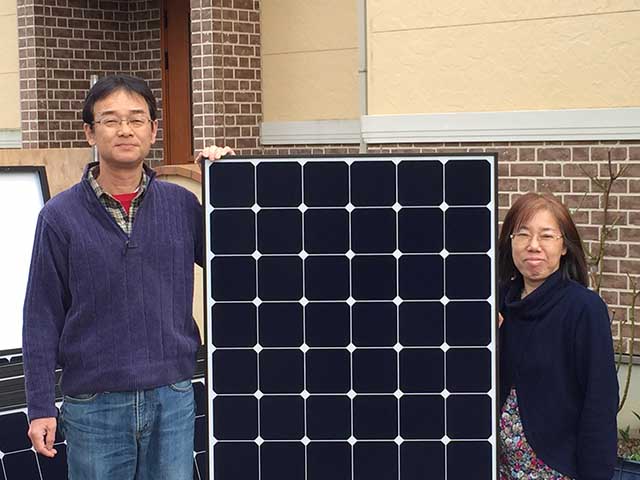 兵庫県明石市の東芝製SPR-250NE-WHT-J×25枚の太陽光発電施工写真