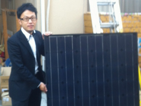 大阪府枚方市の東芝製LPV-200V-BLK-J×28枚の太陽光発電施工写真