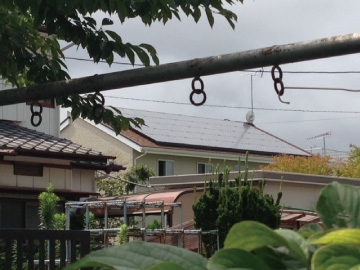 福島県いわき市の東芝製SPR-250NE-WHT-J×40枚の太陽光発電施工写真